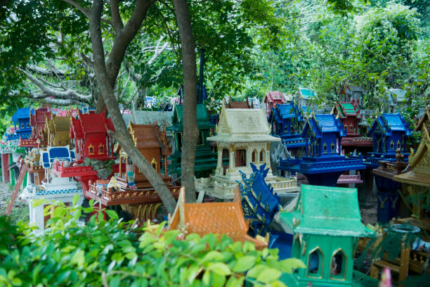 istock THAILAND LAMPANG MAE THA SPIRIT HOUSE 641143516