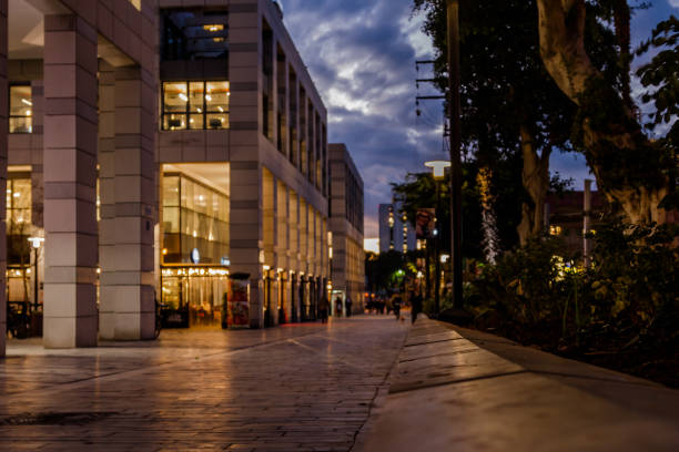 istock City at Night - Silhouettes Walking 641148610