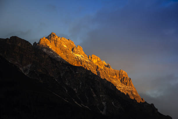 istock Sunset in Dolomites mountains around Cortina D Ampezzo 641149876