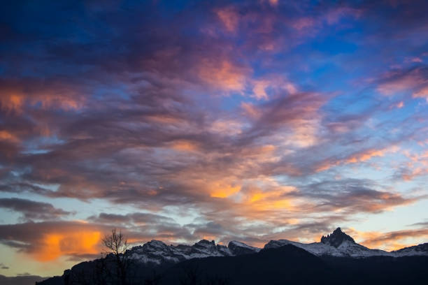 istock Sunset in Dolomites mountains around Cortina D Ampezzo 641149894