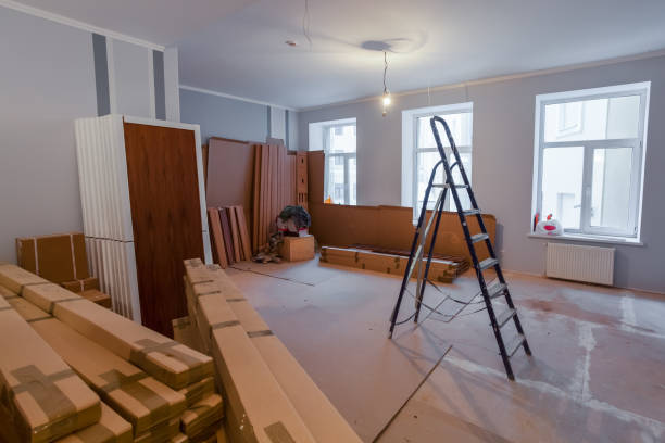 istock Interior of apartment  during on the renovation and construction 641150536