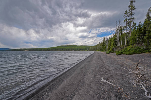 istock Wild Shore on a Wilderness Lake 641151350