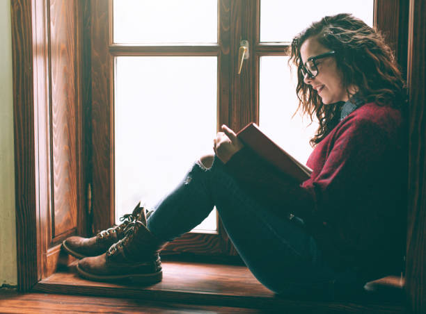 istock Young woman at home 641153432