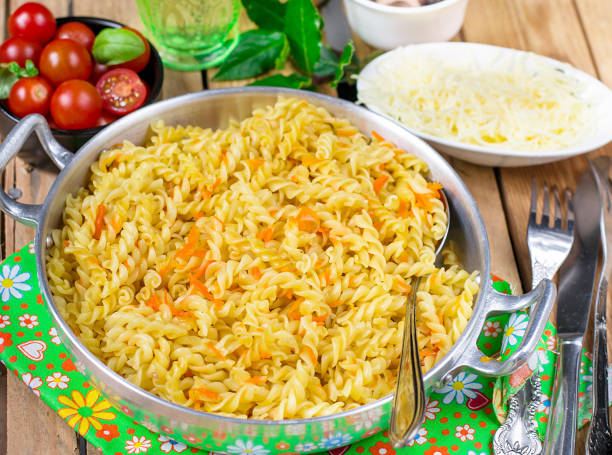 istock One pan pasta fusilli with carrots 641156270