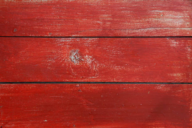 istock Red vintage grunge old painted wooden plank background texture 641157812