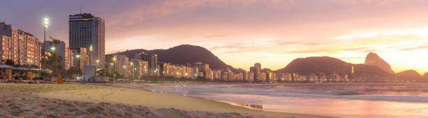 istock Sunrise view of Copacabana 641162688