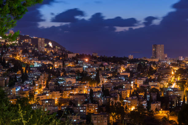 istock Haifa cityscape at sunset, Israel 641162876