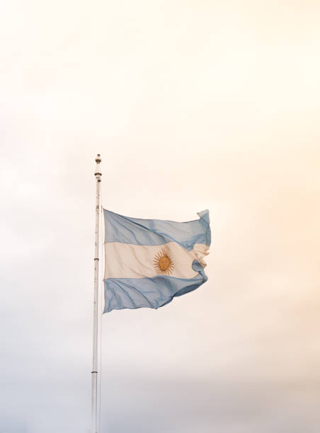 istock Argentina flag waving 641169440