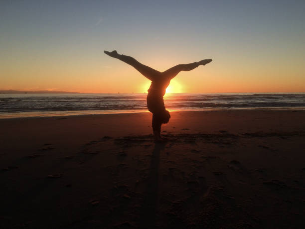 istock Happiness in Nature splits over the sunsetting 641170550