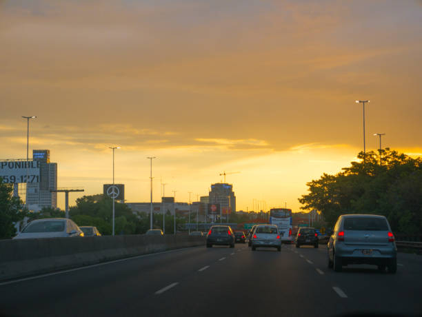 istock General Paz Avenue in Buenos Aires at sunset 641171728