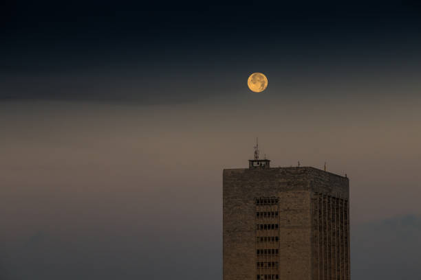 istock Early morning full moon over Havana, Cuba 641174836
