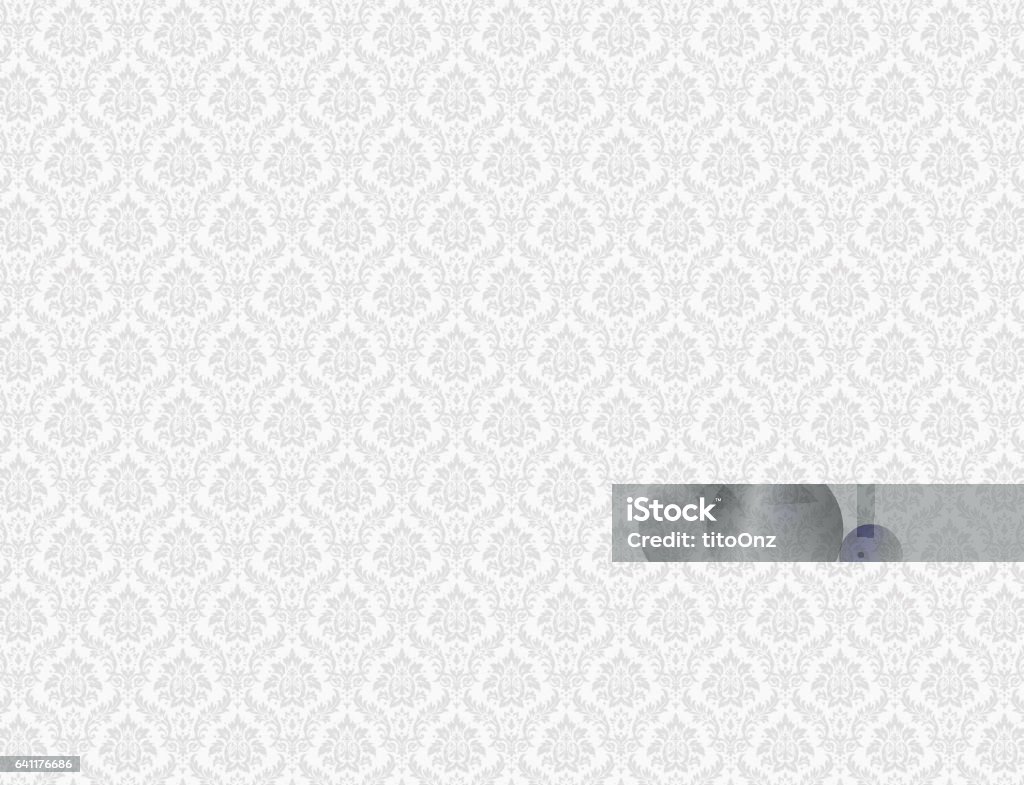 Weißer Damast-Muster-Hintergrund - Lizenzfrei Bildhintergrund Stock-Illustration