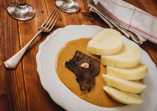 istock Beef tenderloin and sauce 641184268