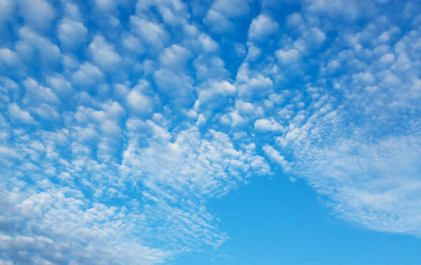 istock Vast blue sky with amazing clouds background. 641184844