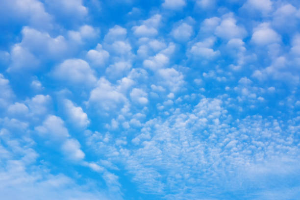 istock Vast blue sky with amazing clouds background. 641185036