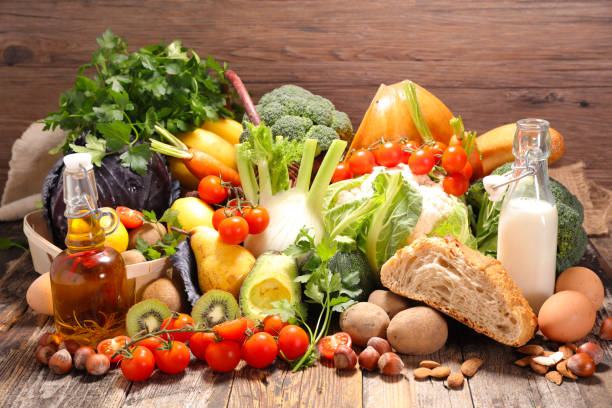 istock assortment of raw food 641186016