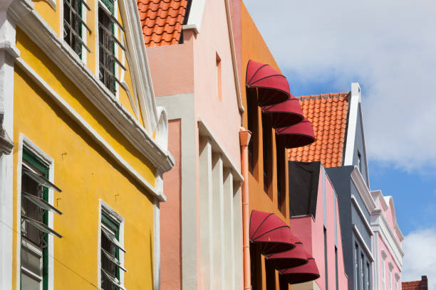 istock Colorful houses in Willemstad 641188872
