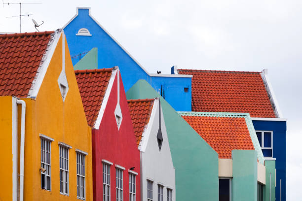 istock Colorful houses in Willemstad 641188878