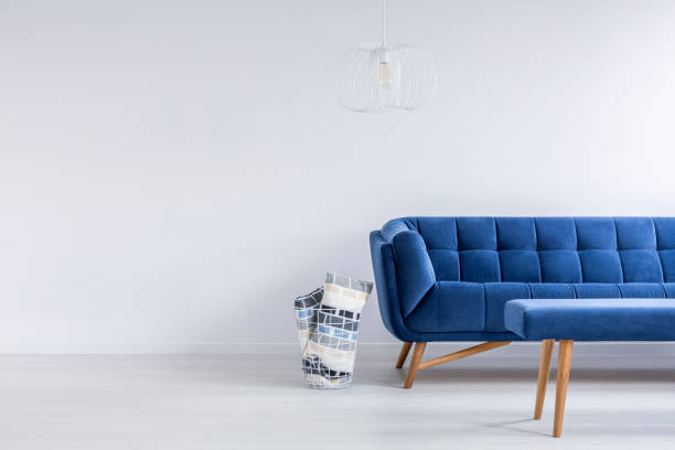 istock Ascetic living room with sofa 641191520