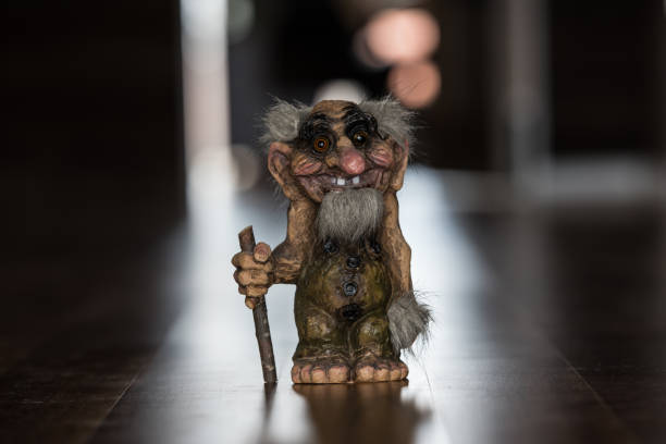 norwegian old troll. - santos populares imagens e fotografias de stock