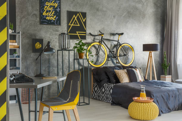 istock Flat with bedroom and office 641193118