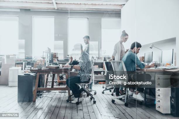 Successful Professionals Stock Photo - Download Image Now - Office, Design Studio, Communication