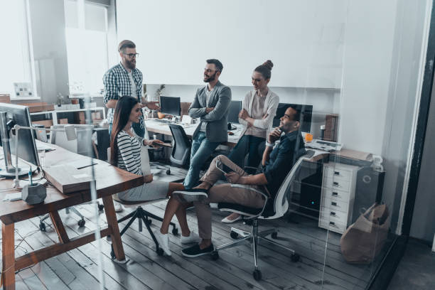 istock Team of young professionals. 641195032