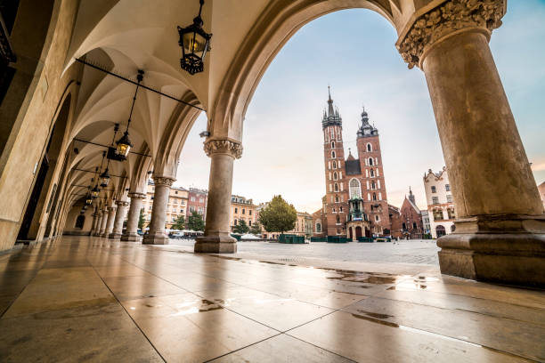 istock Market square in Krakow, Poland 641195690