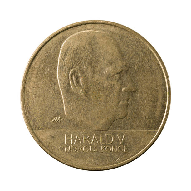 istock 20 norwegian krone coin (1994) reverse isolated on white background 641202140