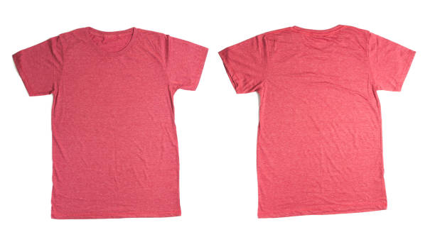istock red t-shirt template ready for your own graphics 641205960