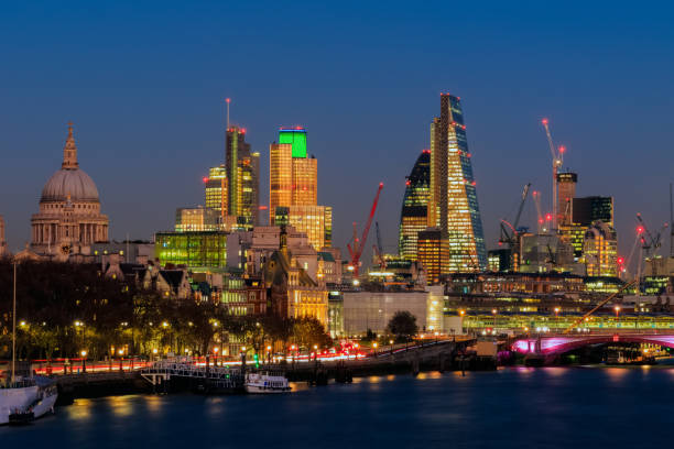 istock London Cityscape at Night 641206756