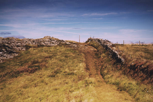 istock View from the costal path near Polzeath Vintage Retro Filter. 641209432