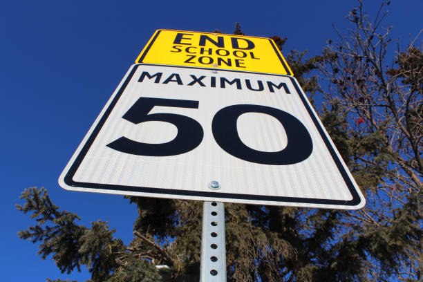 istock Speed Limit Sign at End of School Zone 641210206