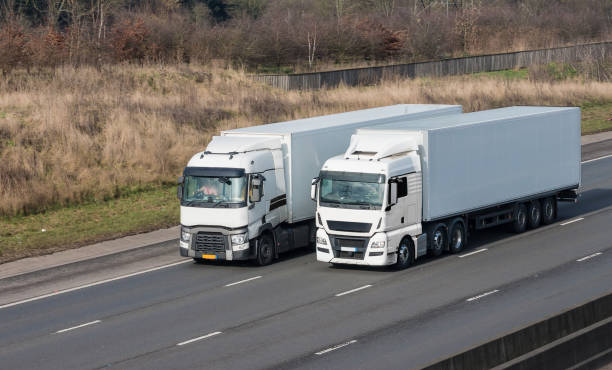 Road transport - lorries on the motorway