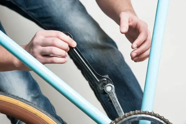 Photo of Vintage fixed gear bicycle repair