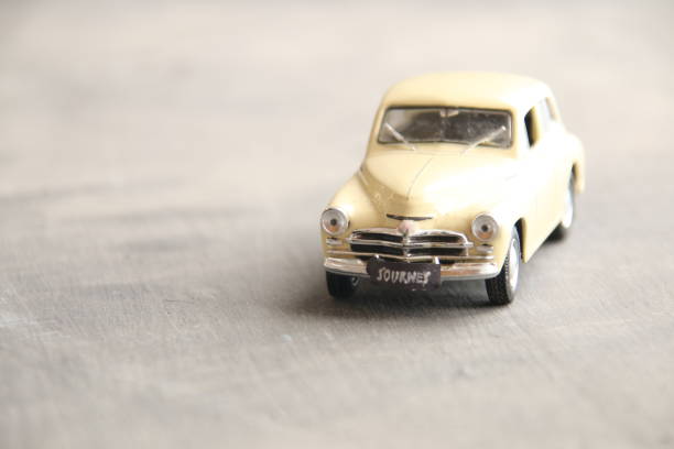 istock Journey word on vintage car. Copy Space. 641219750