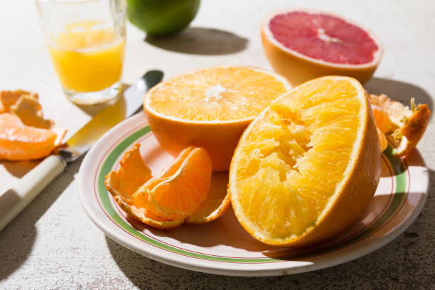 istock different kinds of citrus on white background 641229370