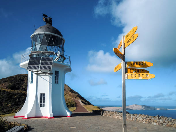 istock Cape Reinga, Lighthouse, New Zealand - Stock Image 641229798