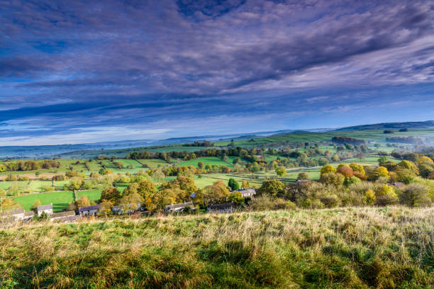 istock Picturesque scenery from the British countryside 641232674