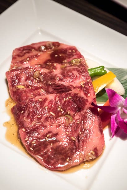 istock wagyu Sirloin meat BBQ 641243842