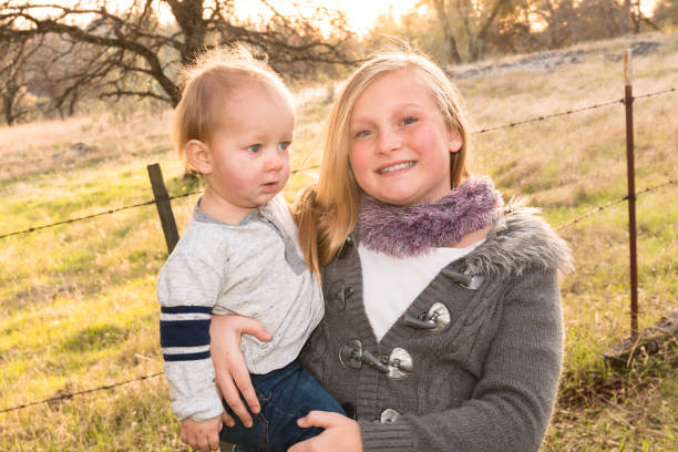 istock Big Sister With Little Brother 641244980