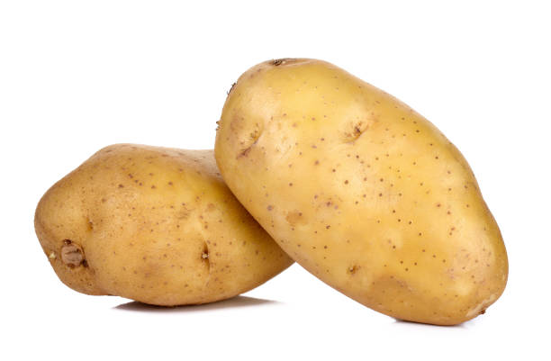 istock Potato isolated on the white background 641245628