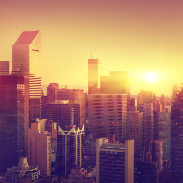 istock New York City at sunrise. 641250596