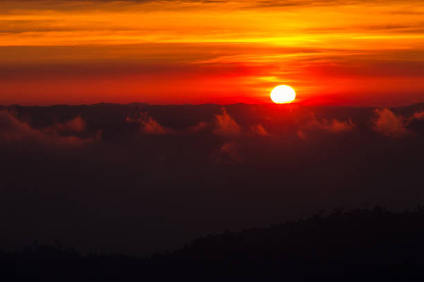 istock Sunrise.Mountain valley during sunrise. Natural summer landscape 641251282