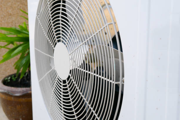 istock Condensing unit of an air conditioner 641258966