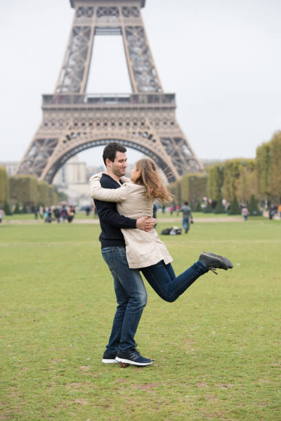 istock young couple in Paris 641260386