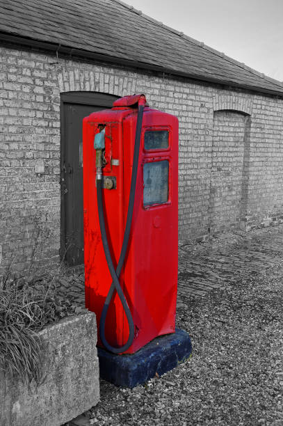 istock Antique Gasoline, or Petrol, Pump 641261840