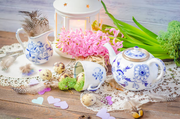 istock Spring floral still life with hyacinth 641264854