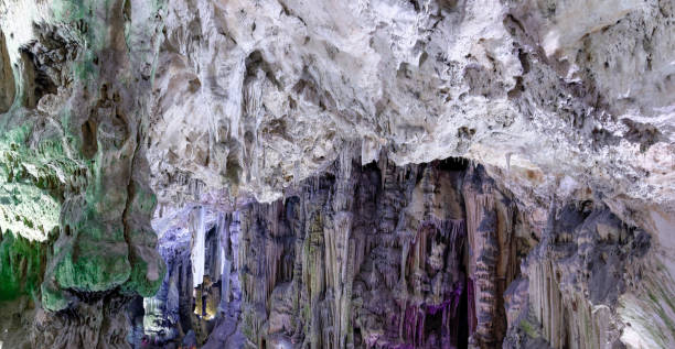 estalactitas en gibraltar - dripstone fotografías e imágenes de stock