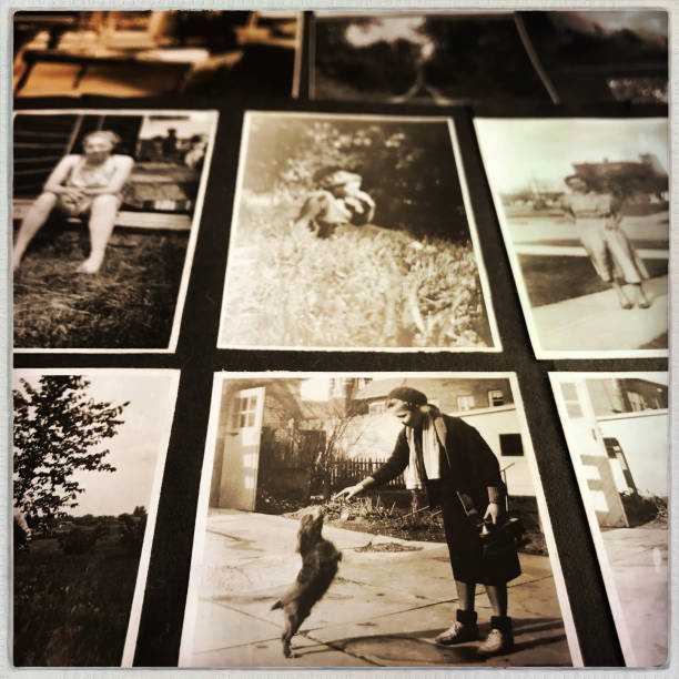 istock Old Photographs in an Album 641267632